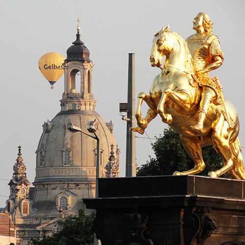 dresde Fiesta ciudadcanaletto iglesia Frauenkirche