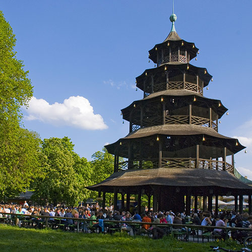 tour velo Jardin Anglais munich