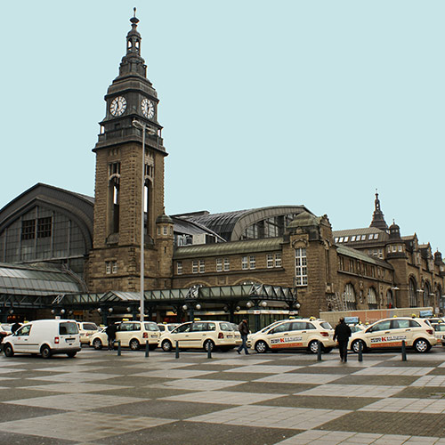 gare centrale hauptbahnhof Hambourg
