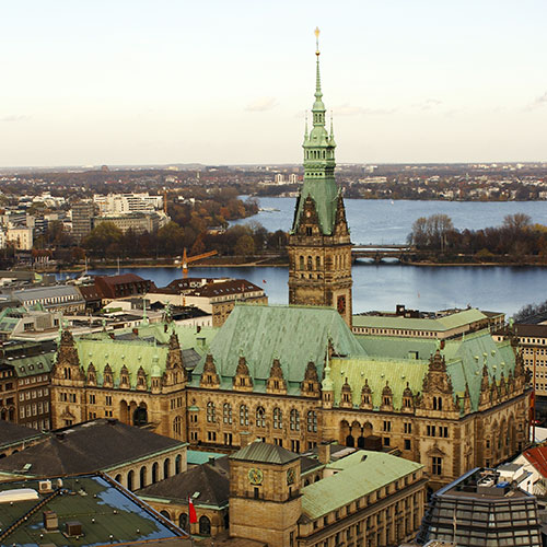 Alster amburgo Jungfernstieg