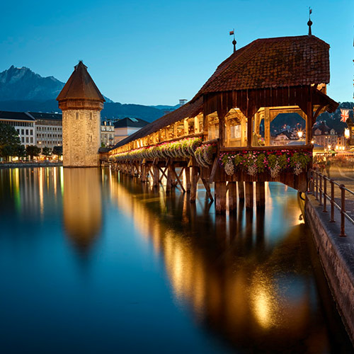 puente Lucerna suiza
